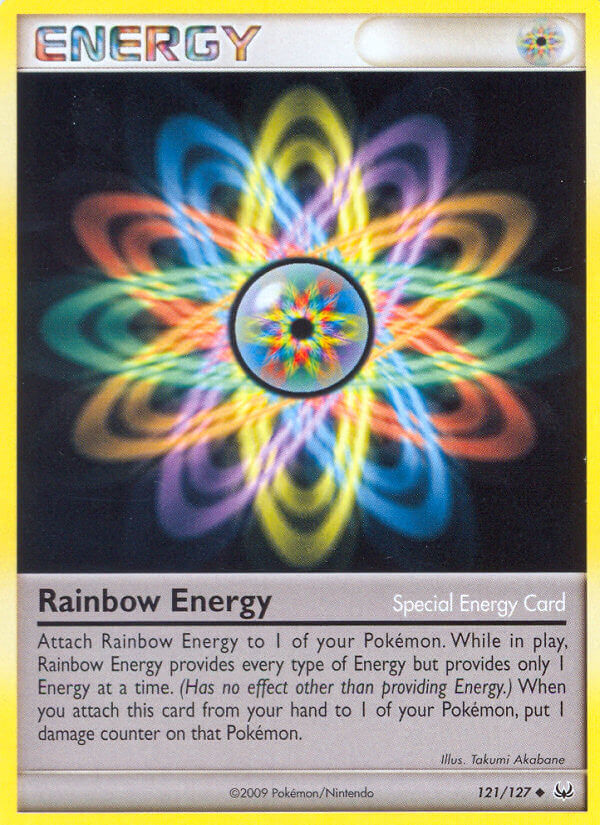 Rainbow Energy 121/127 Reverse Uncommon - MissingNo.