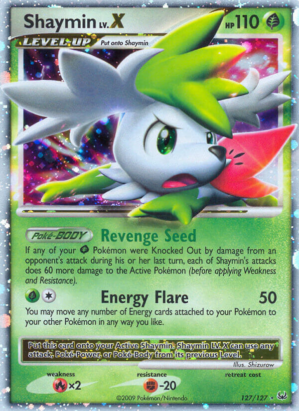 Shaymin LV.X 127/127 Holo Rare LV.X - MissingNo.