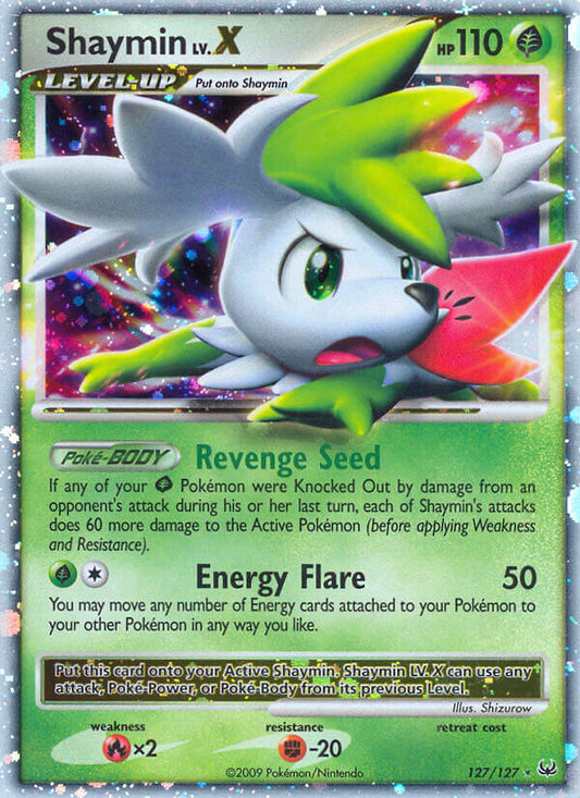 Shaymin LV.X 127/127 Holo Rare LV.X - MissingNo.