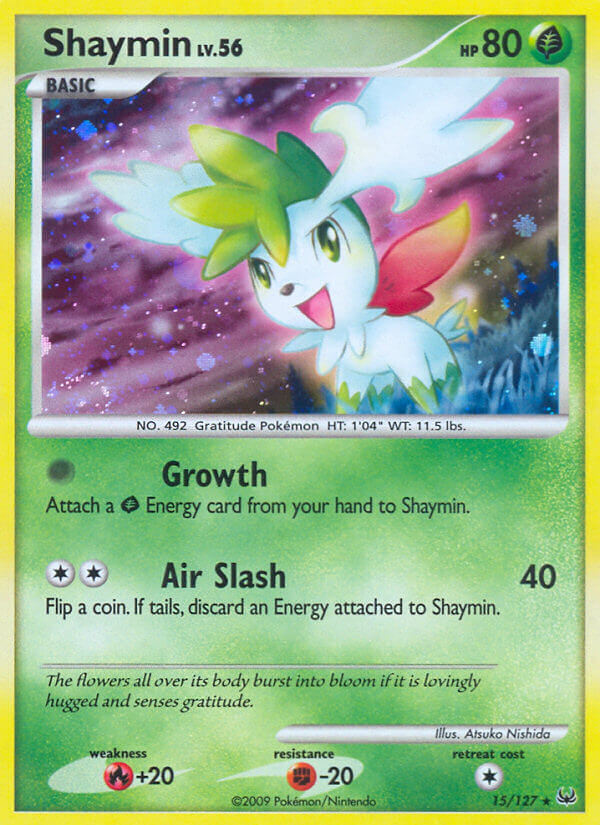 Shaymin 15/127 Holo Rare - MissingNo.
