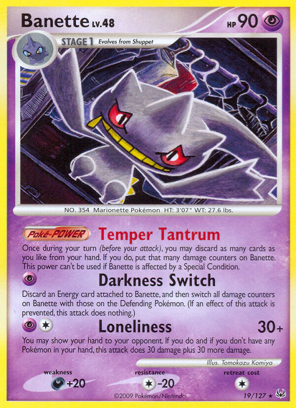 Banette 19/127 Non-Holo Rare - MissingNo.