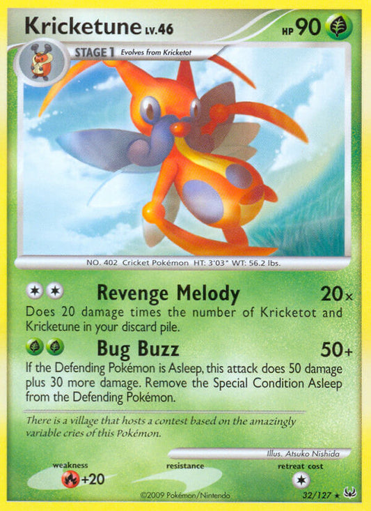 Kricketune 32/127 Reverse Rare - MissingNo.