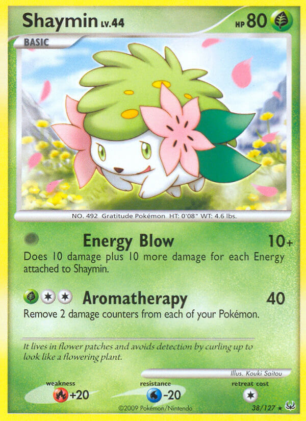 Shaymin 38/127 Reverse Rare - MissingNo.