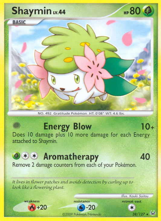 Shaymin 38/127 Reverse Rare - MissingNo.