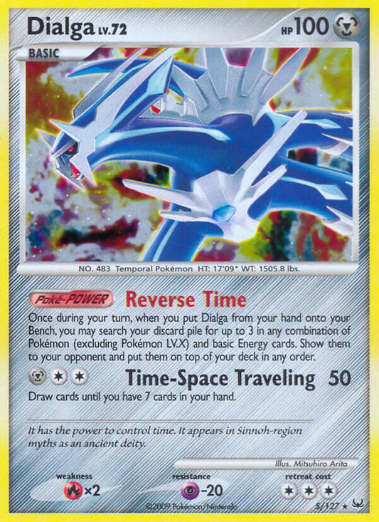 Dialga 5/127 Holo Rare - MissingNo.