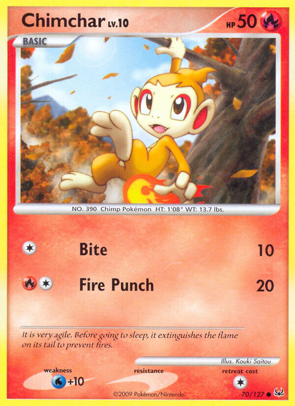 Chimchar 70/127 Common - MissingNo.