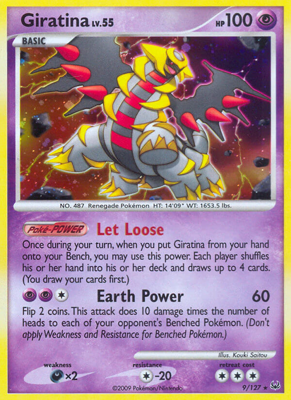 Giratina 9/127 Holo Rare - MissingNo.