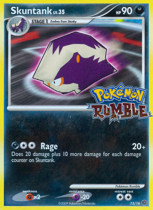 Skuntank 13/16 Pokémon Rumble Stamp - MissingNo.