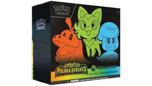 Pokemon Center Exclusive Paldea Evolved Elite Trainer Box Pokemon Cards