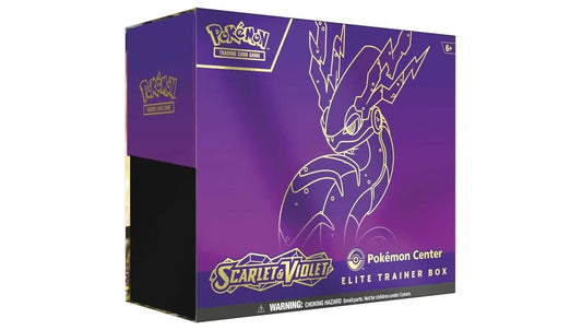 Pokemon Center Scarlet & Violet Elite Trainer Box Miraidon Pokemon Cards