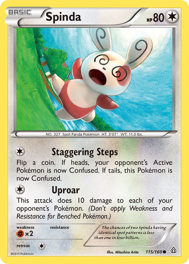 Spinda 115/160 Reverse Common - MissingNo.