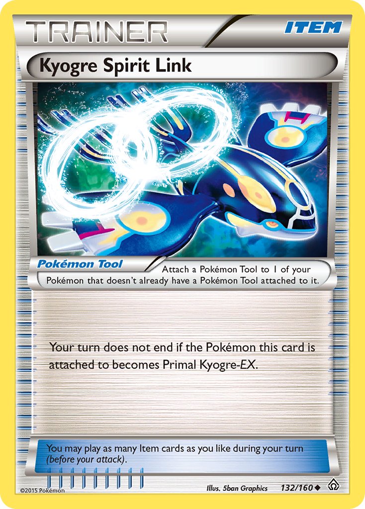 Kyogre Spirit Link 132/160 Uncommon - MissingNo.