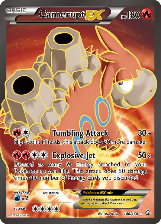 Camerupt EX 146/160 Holo Ultra Rare EX - MissingNo.