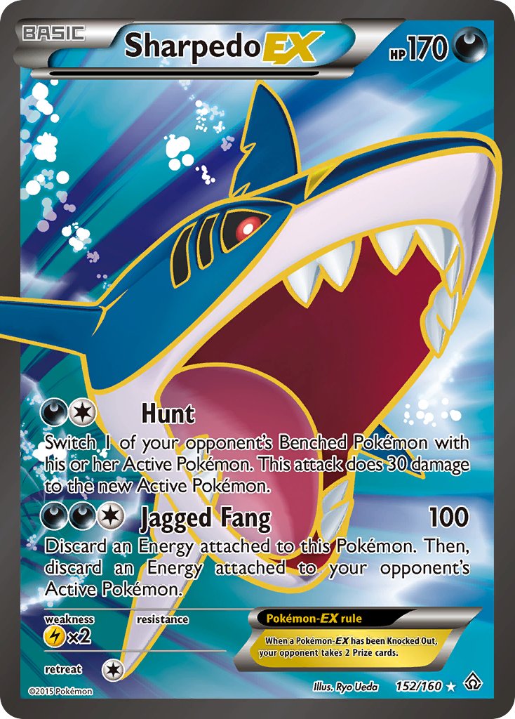 Sharpedo EX 152/160 Holo Ultra Rare EX - MissingNo.