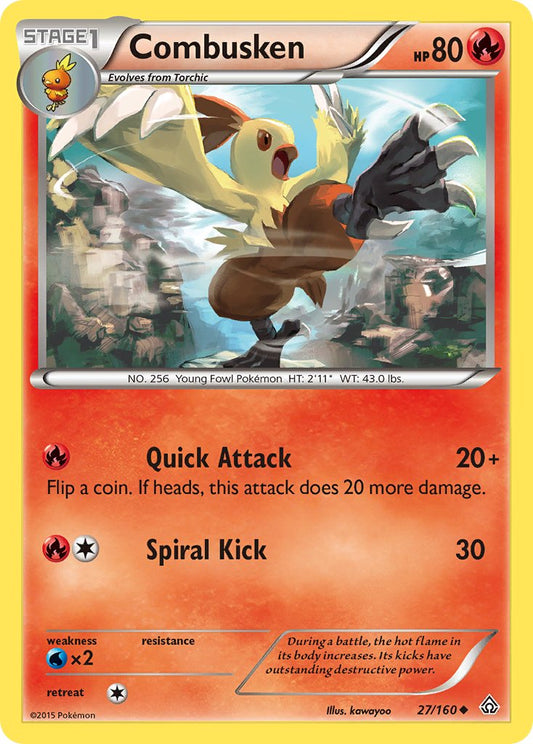 Combusken 27/160 Reverse Uncommon - MissingNo.