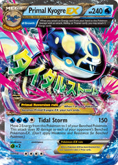 Primal Kyogre EX 55/160 Holo Rare EX