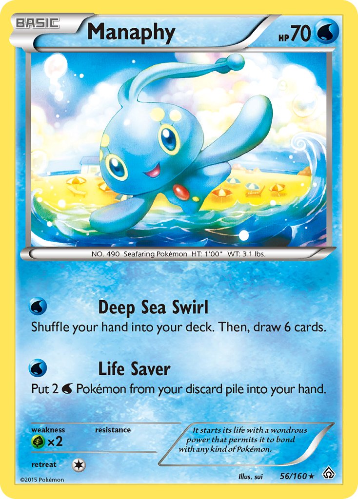 Manaphy 56/160 Non-Holo Exclusive - MissingNo.