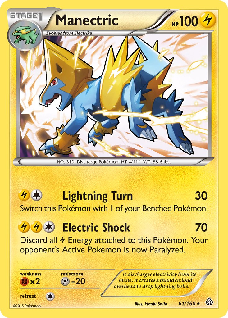 Manectric 61/160 Holo Rare - MissingNo.