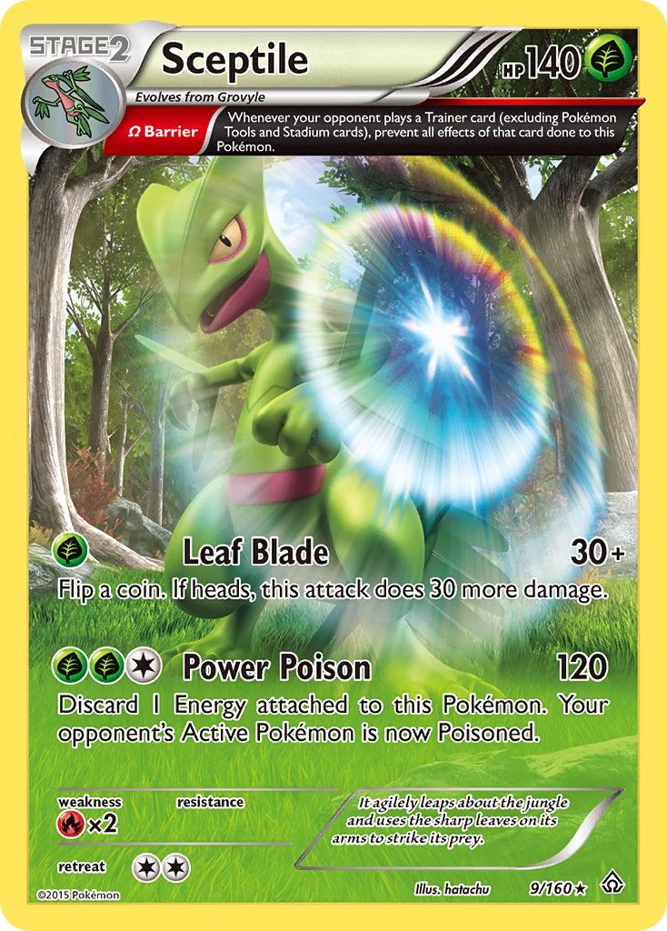 Sceptile 9/160 Reverse Rare - MissingNo.