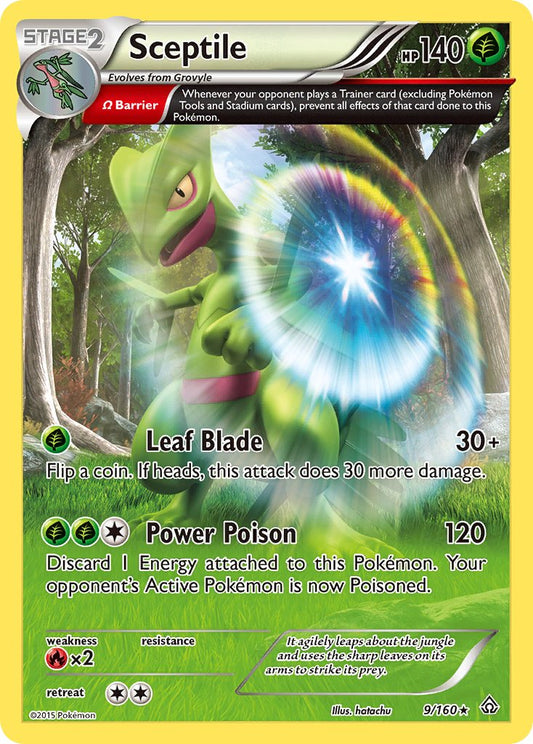 Sceptile 9/160 Reverse Rare - MissingNo.