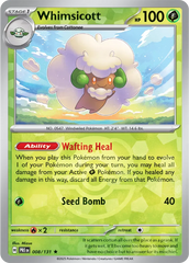 Whimsicott 8/131 Master Ball Holo Rare