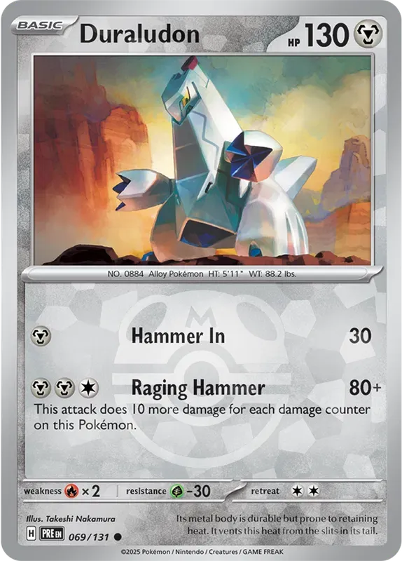 Duraludon 69/131 Master Ball Holo Common - MissingNo.