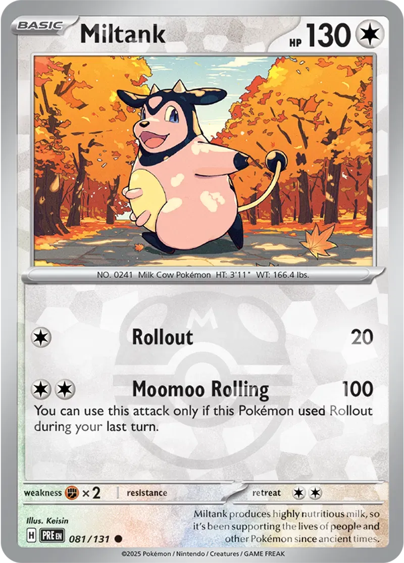 Miltank 81/131 Master Ball Holo Common - MissingNo.