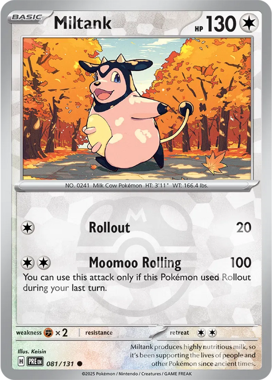 Miltank 81/131 Master Ball Holo Common - MissingNo.