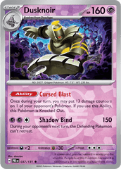 Dusknoir 37/131 Reverse Rare