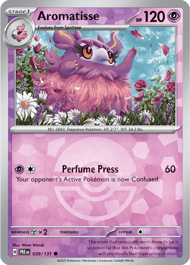 Aromatisse 39/131 Poké Ball Holo Common - MissingNo.