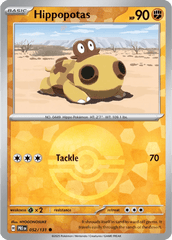 Hippopotas 52/131 Poké Ball Holo Common