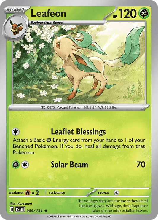 Leafeon 5/131 Holo Rare - MissingNo.
