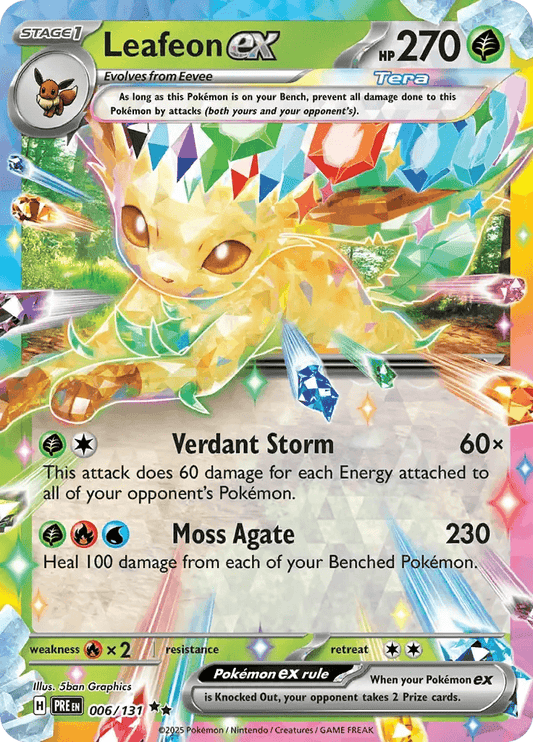 Leafeon ex 6/131 Double Rare ex - MissingNo.
