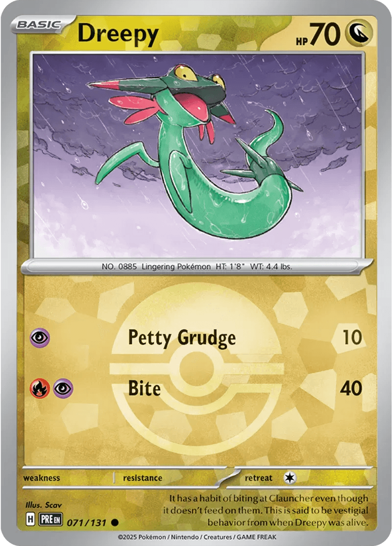 Dreepy 71/131 Poké Ball Holo Common - MissingNo.