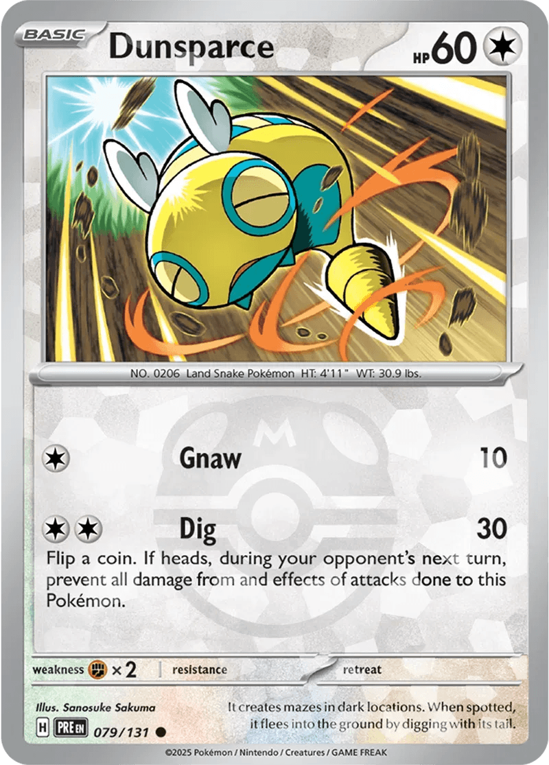 Dunsparce 79/131 Reverse Common - MissingNo.