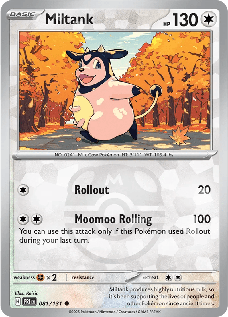 Miltank 81/131 Reverse Common - MissingNo.