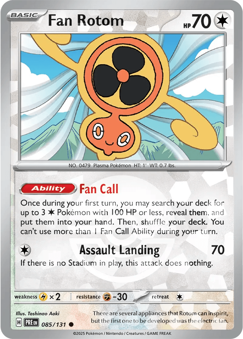 Fan Rotom 85/131 Poké Ball Holo Common - MissingNo.