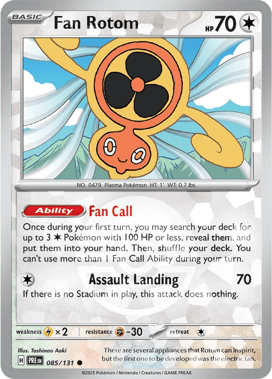 Fan Rotom 85/131 Poké Ball Holo Common - MissingNo.