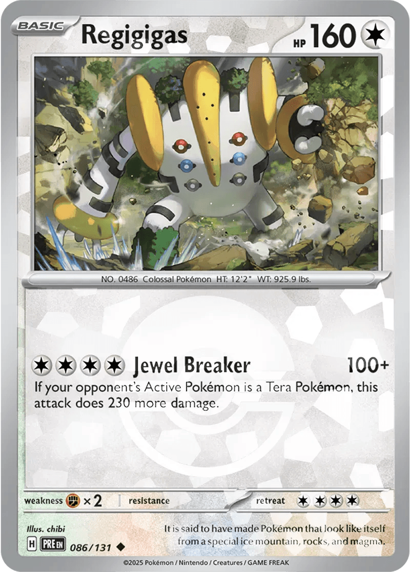 Regigigas 86/131 Poké Ball Holo Uncommon - MissingNo.
