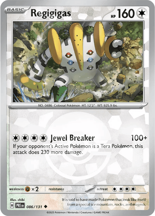 Regigigas 86/131 Poké Ball Holo Uncommon - MissingNo.