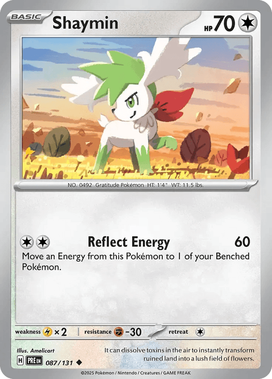 Shaymin 87/131 Uncommon - MissingNo.