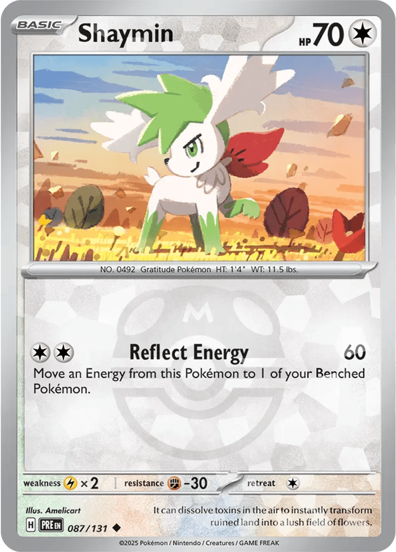Shaymin 87/131 Reverse Uncommon - MissingNo.