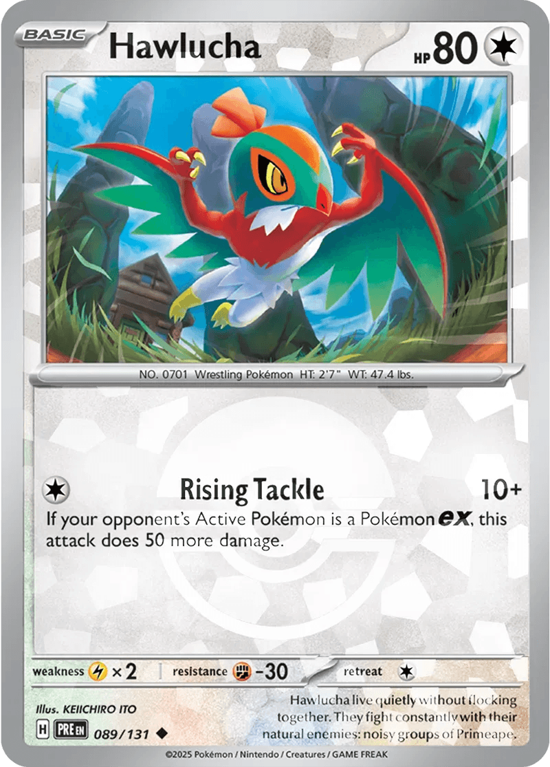 Hawlucha 89/131 Poké Ball Holo Uncommon - MissingNo.