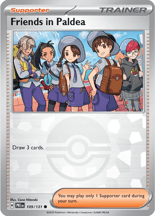Friends in Paldea 109/131 Reverse Common - MissingNo.
