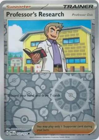 Professor's Research 122/131 Poké Ball Holo Common - MissingNo.