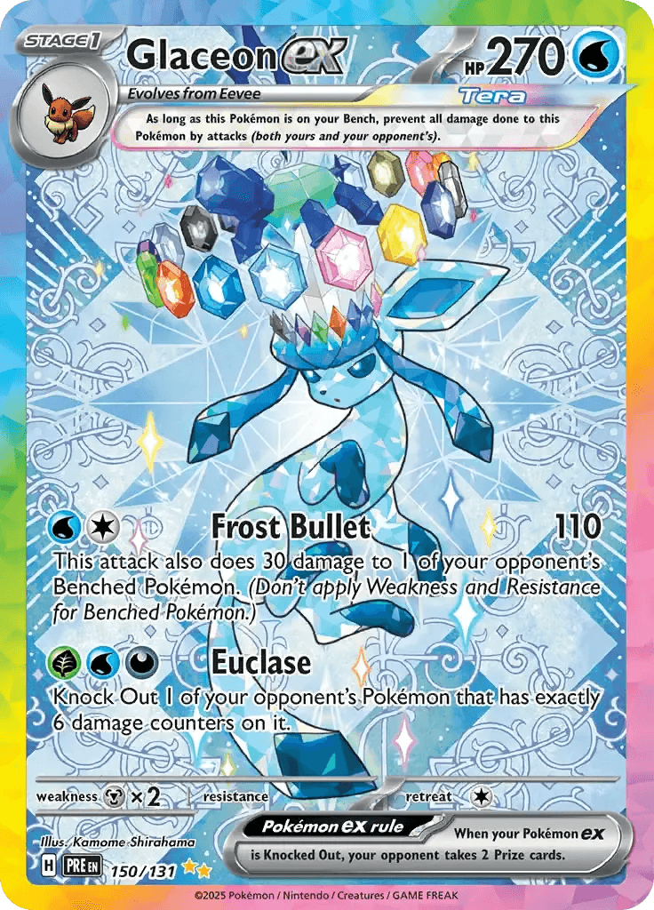 Glaceon ex 150/131 Special Illustration Rare ex - MissingNo.