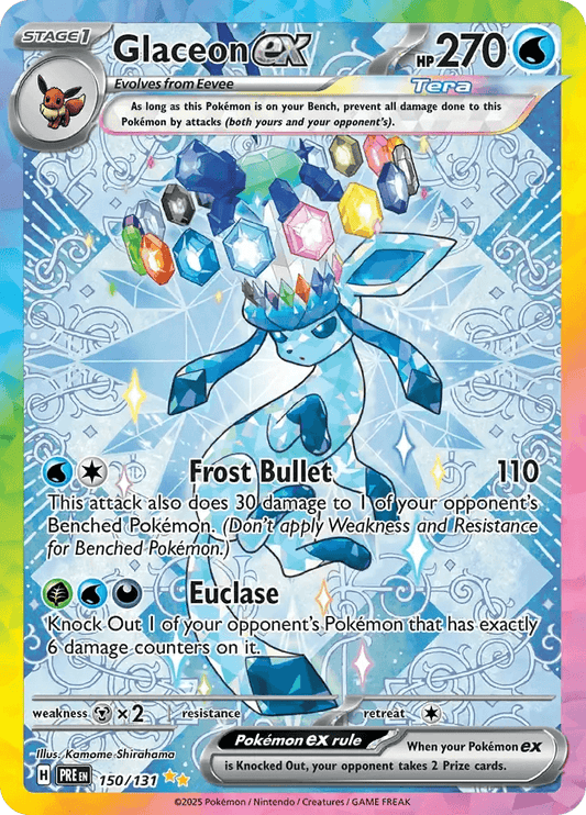 Glaceon ex 150/131 Special Illustration Rare ex - MissingNo.