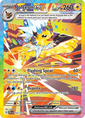 Jolteon ex 153/131 Special Illustration Rare ex