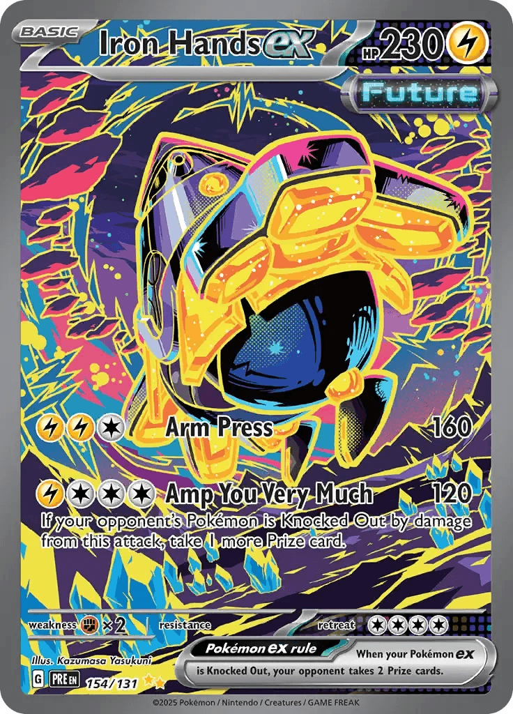 Iron Hands ex 154/131 Special Illustration Rare ex - MissingNo.