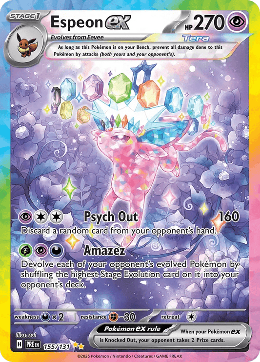Espeon ex 155/131 Special Illustration Rare ex - MissingNo.